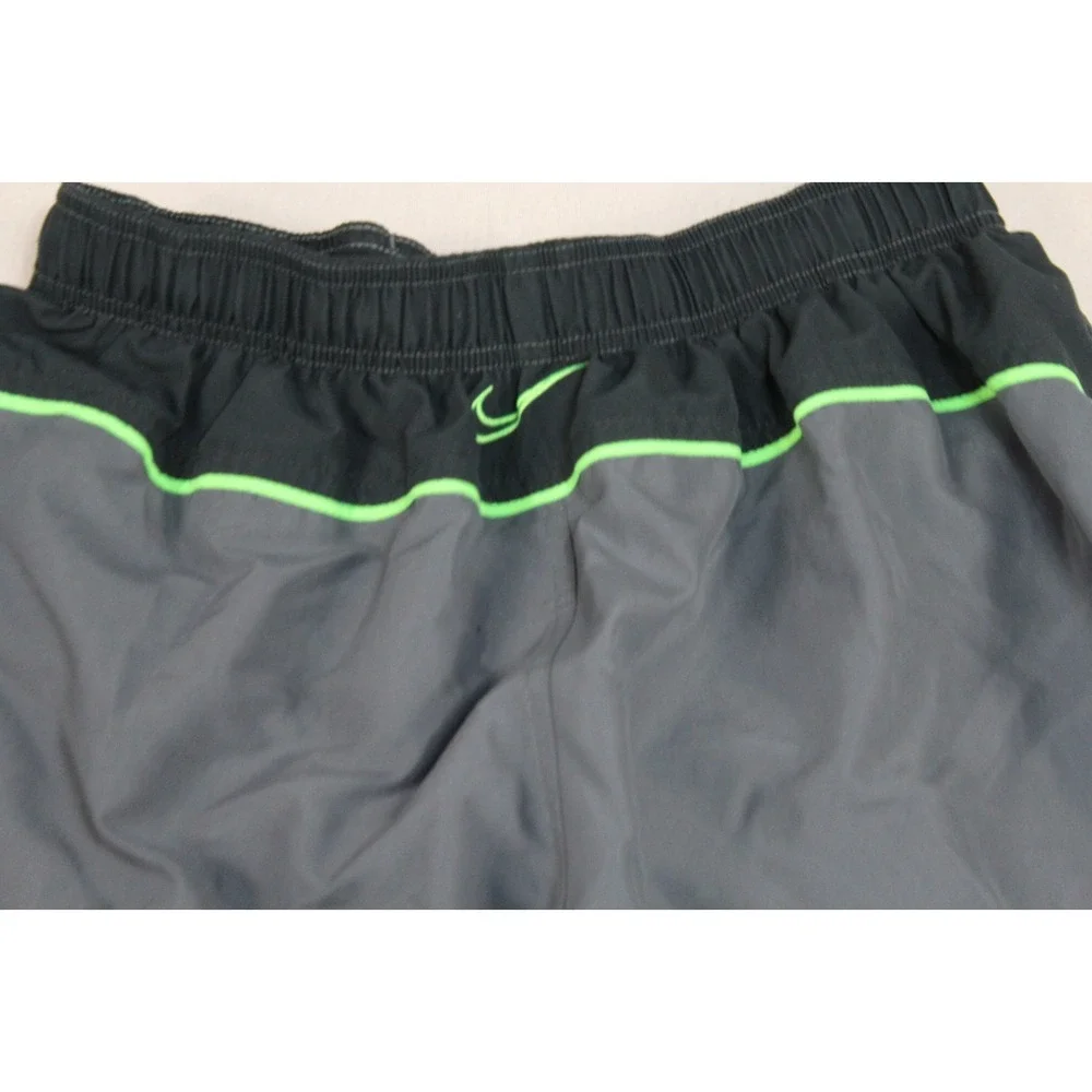 Nike Men Gray Board Shorts Trunks Casual Summer Beach Size Large